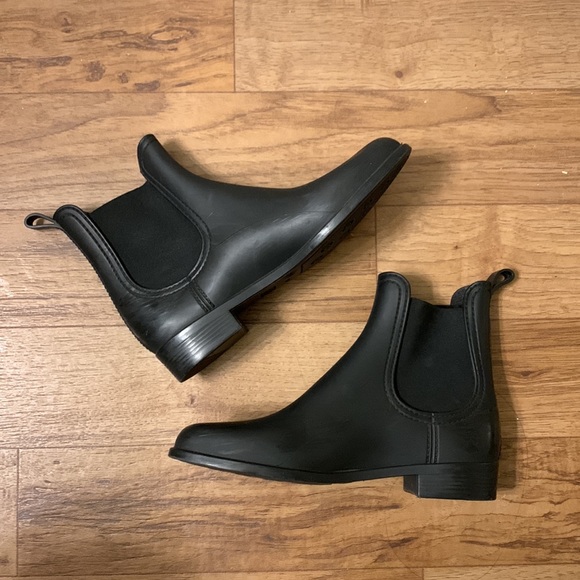 Lemon Jelly Splash Black Chelsea Boots - Picture 1 of 8